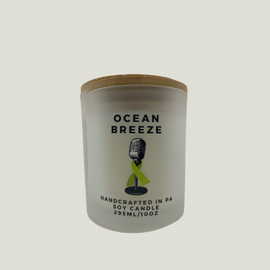 "Ocean Breeze" 10oz Soy Wax Candle