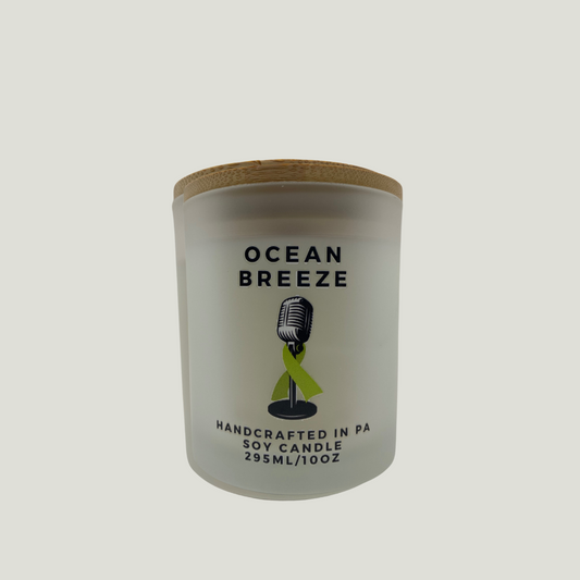 "Ocean Breeze" 10oz Soy Wax Candle